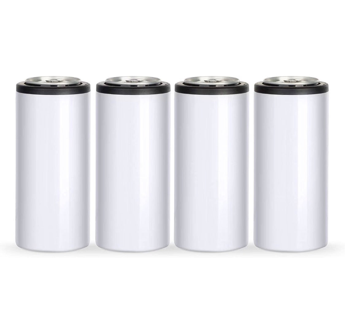 12 oz Stainless Steel Insulated Skinny Can Koozies