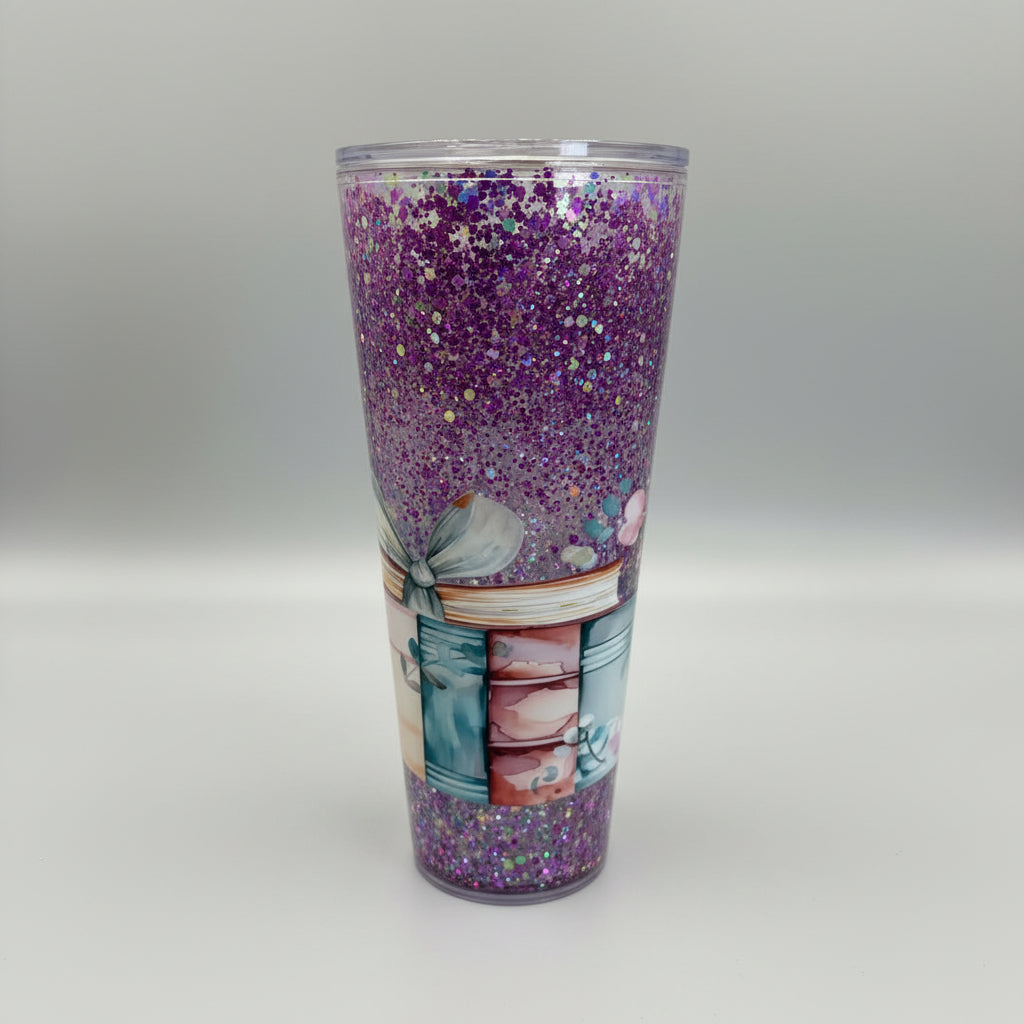 24 oz Snow Globe Tumbler