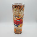 24 oz Waterfall Snow Globe Tumbler